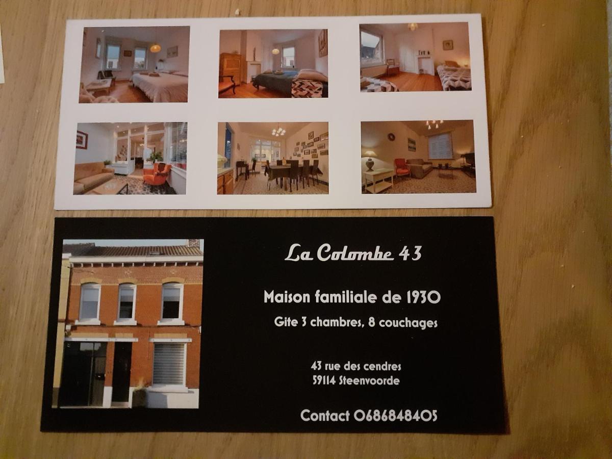 Вілла La Colombe 43 Steenvoorde Екстер'єр фото